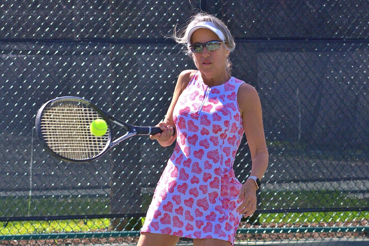Peggy Marcoe's forehand