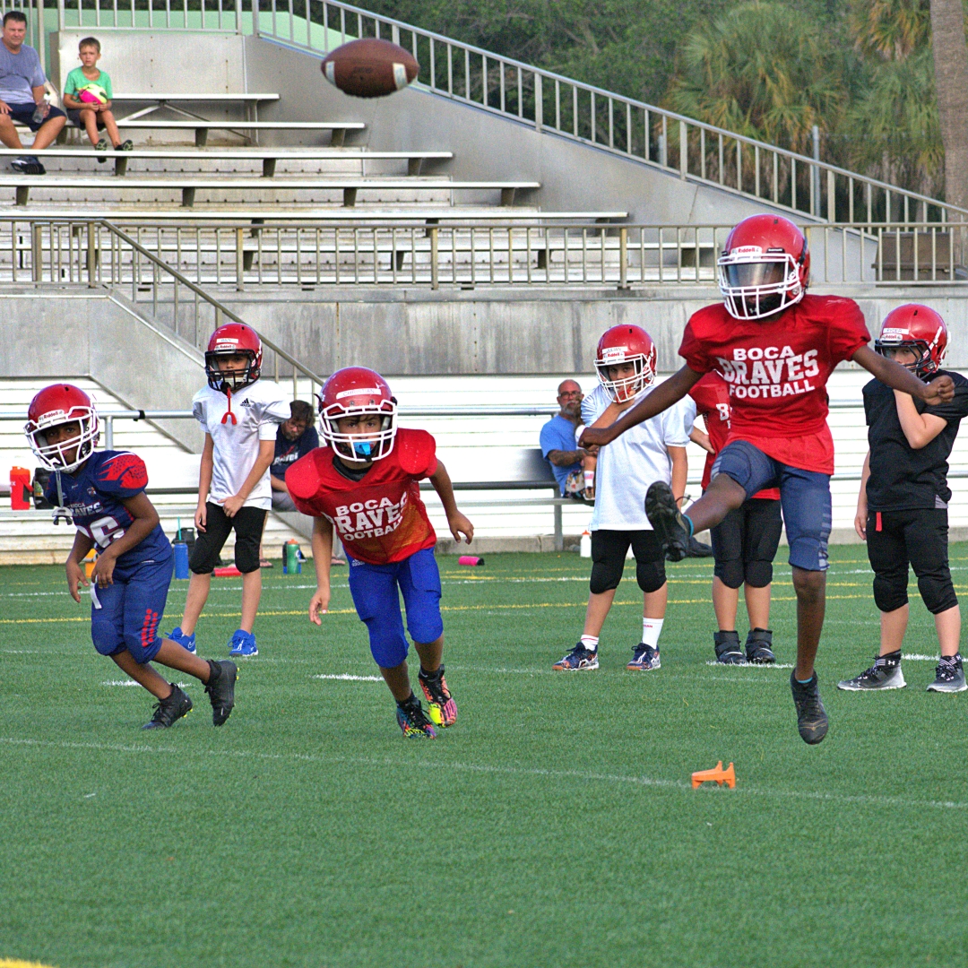 Boca Braves football at Patch Reef Park.