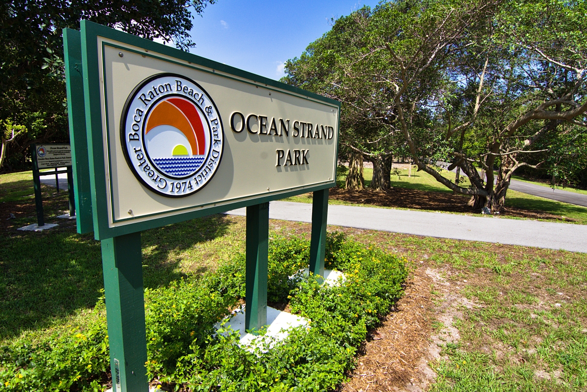 Ocean Strand Park Sign