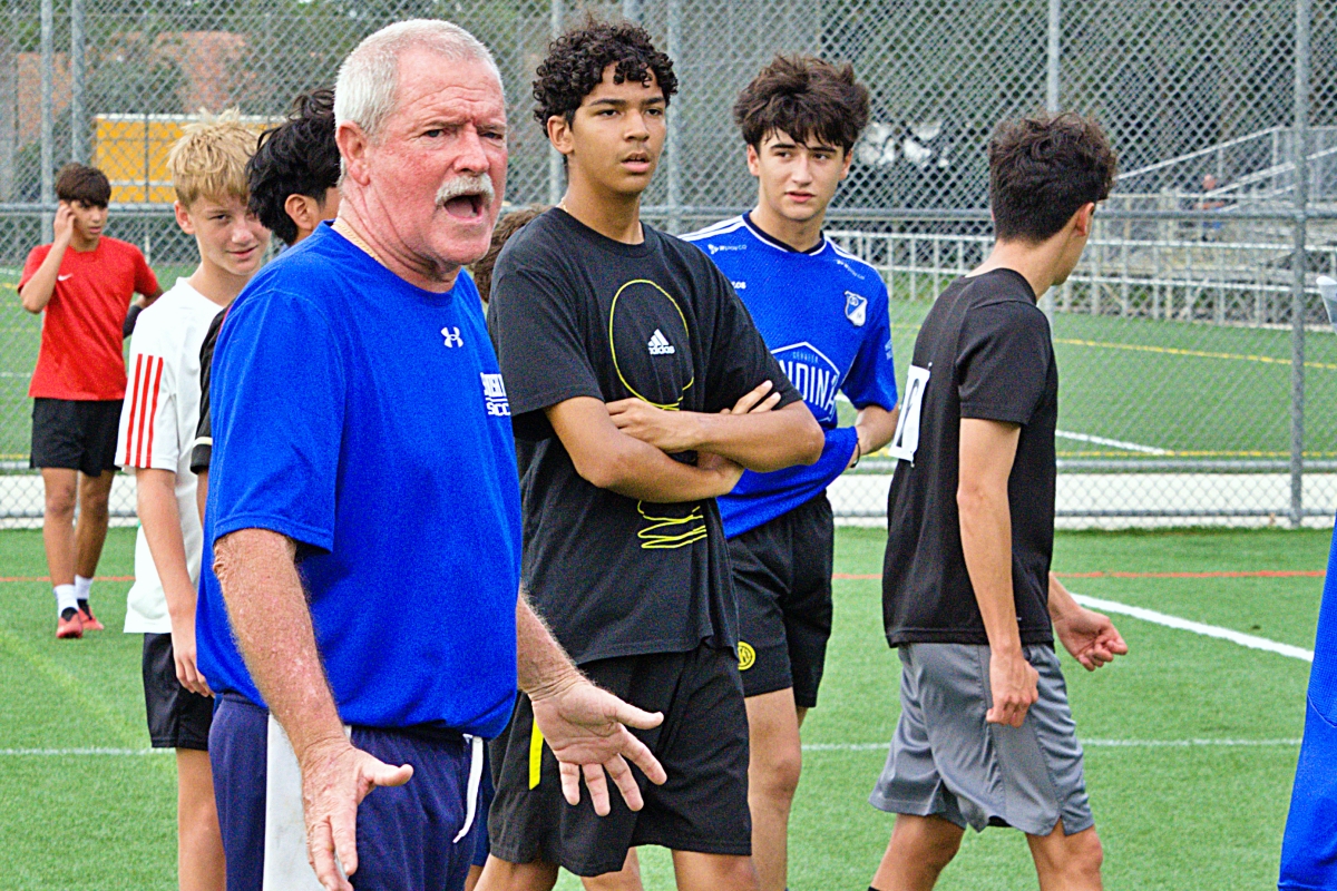 Spanish River soccer practice