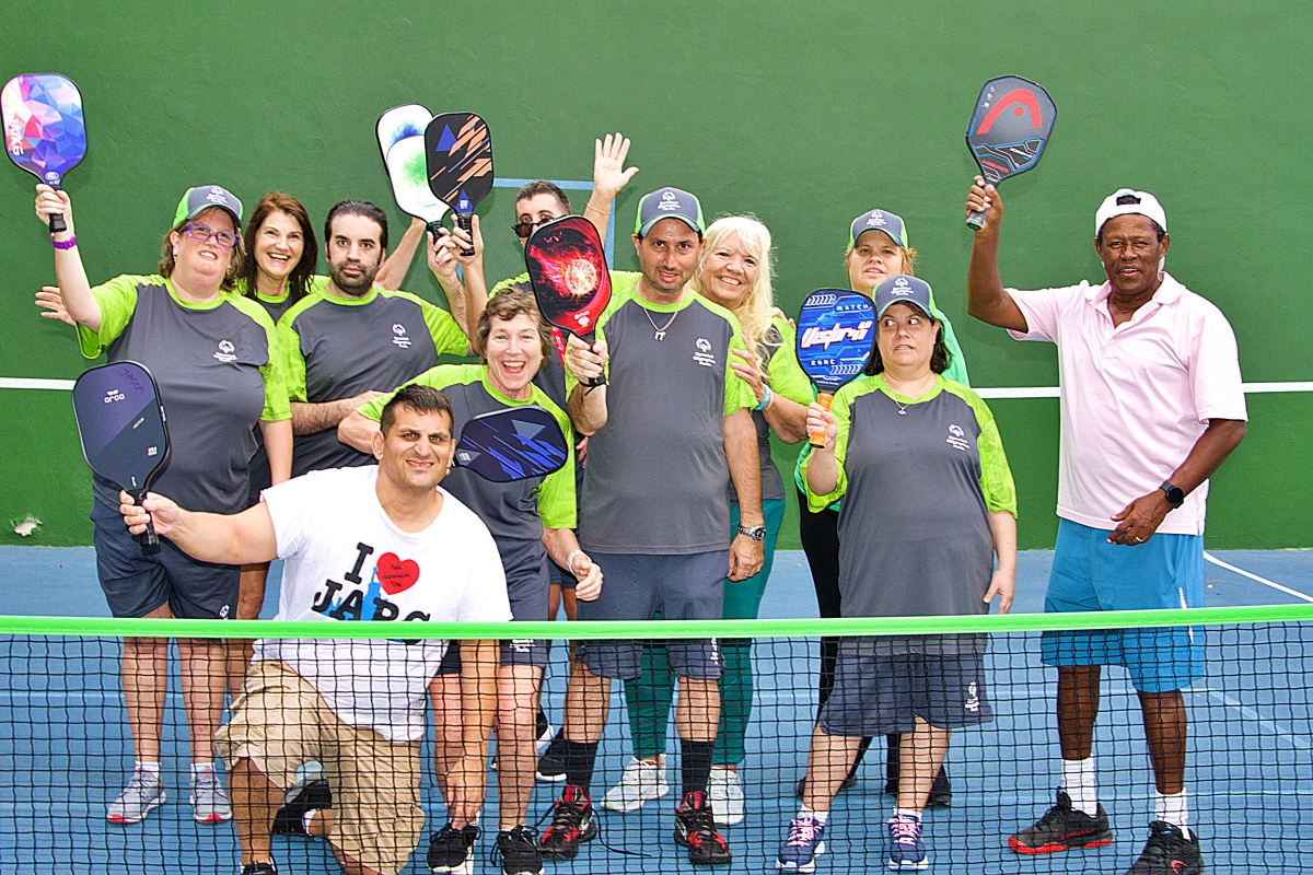 The Boca Raton Special Olympics pickleball team