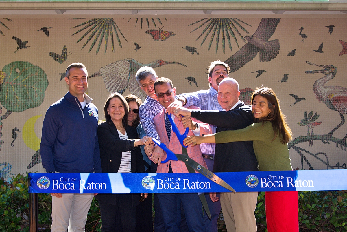 Mural Ribbon Cutting Ceremony