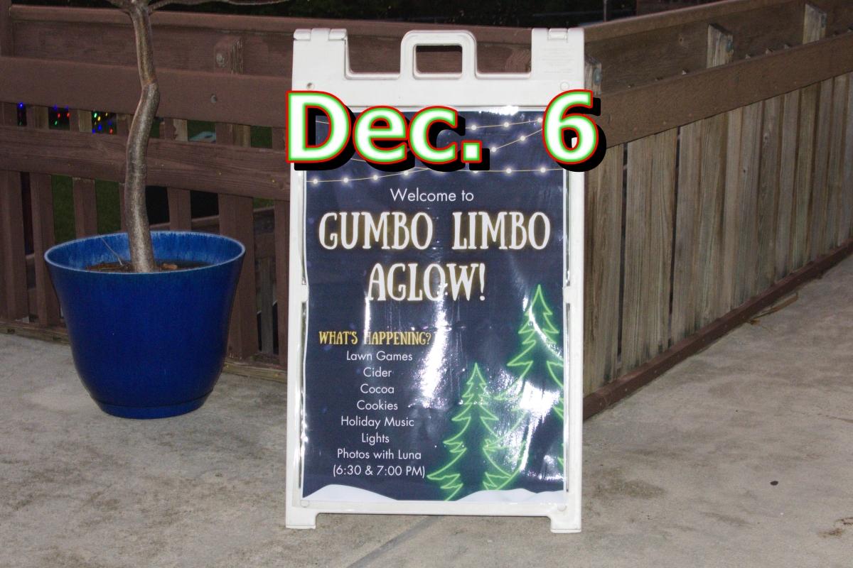 Gumbo Limbo Aglow! Dec. 6, 2024