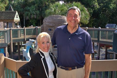 Commissioner Susan Vogelgesang with her husband Phil at Sugar Sand Park